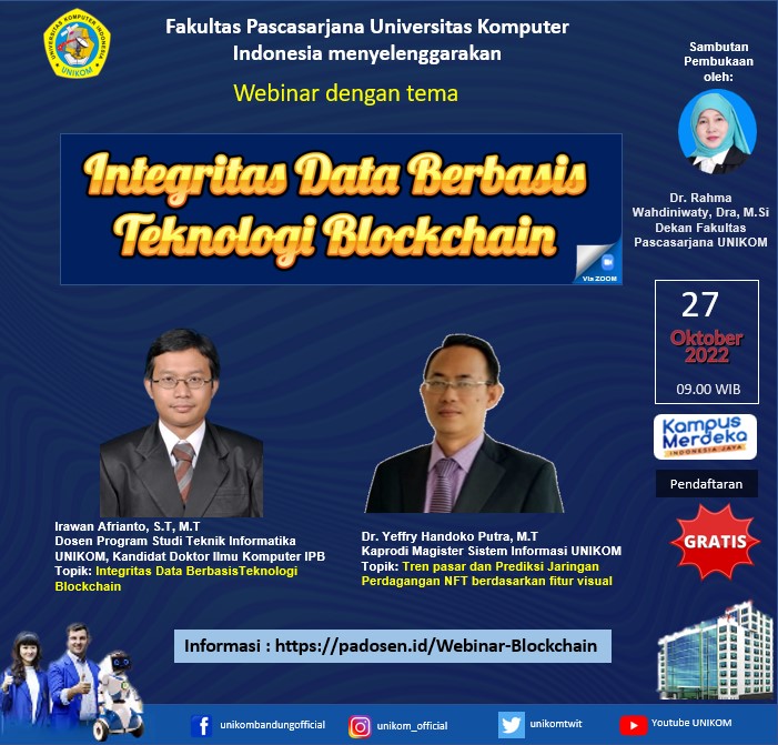 WEBINAR INTEGRITAS DATA BERBASIS TEKNOLOGI BLOCKCHAIN