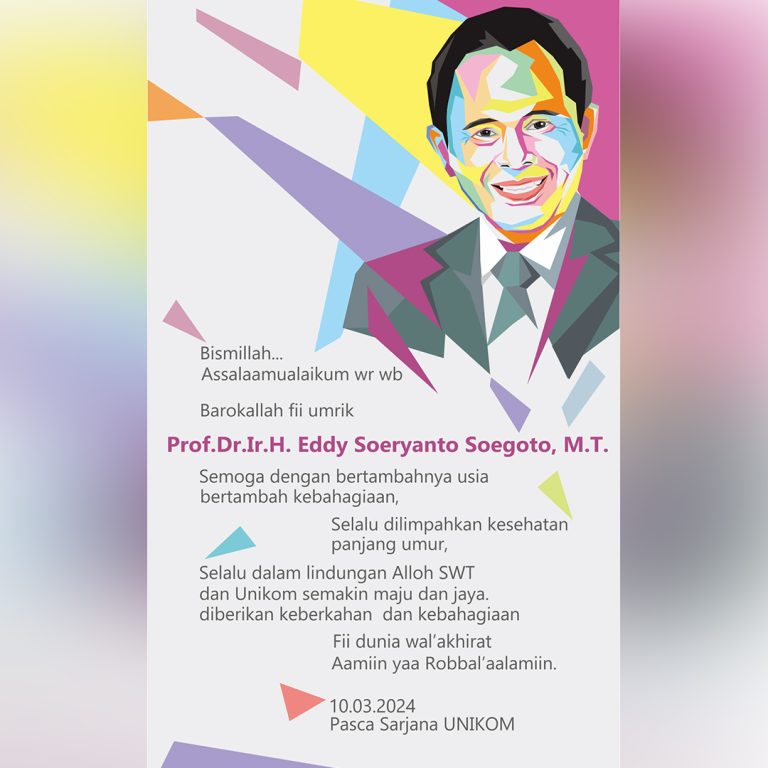 UCAPAN SELAMAT ULANG TAHUN REKTOR MARET 2024