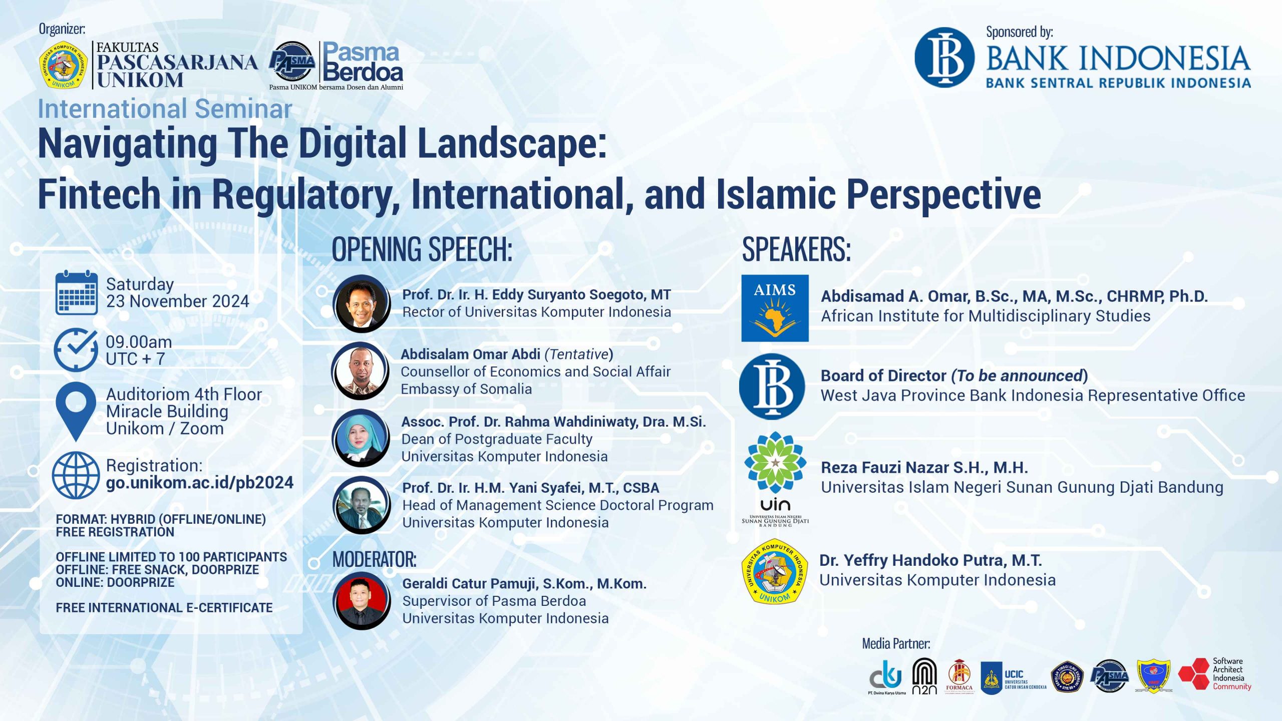 INTERNATIONAL SEMINAR "PASMA BERDOA 2024"