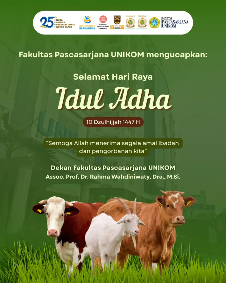 UCAPAN SELAMAT IDUL ADHA DEKAN FAKULTAS PASCASARJANA